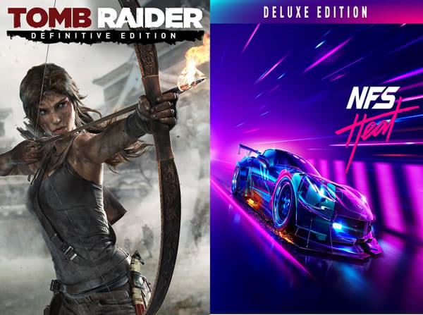 Portada de Need for Speed™ Heat Deluxe Edition + Tomb Raider: Definitive Edition