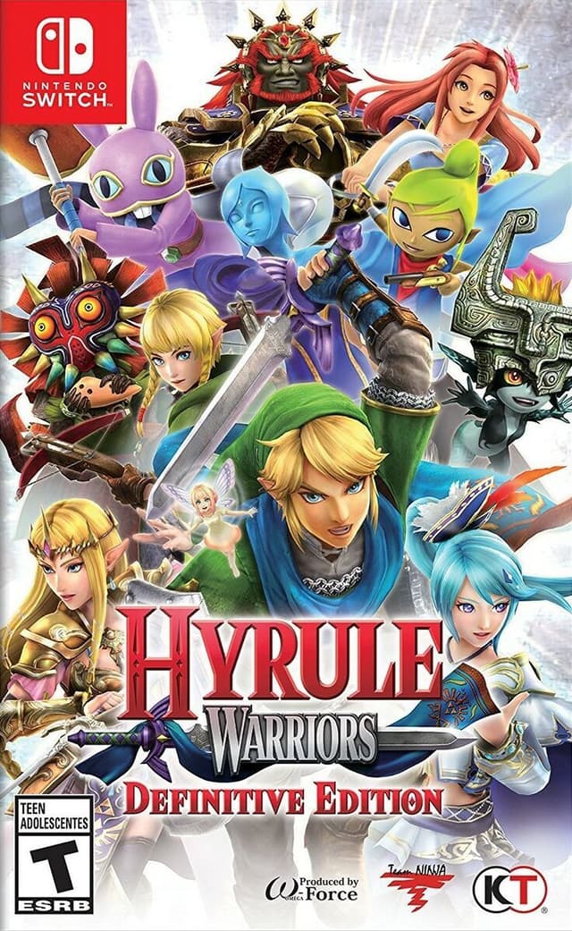 Portada de Hyrule Warriors definitiva edition