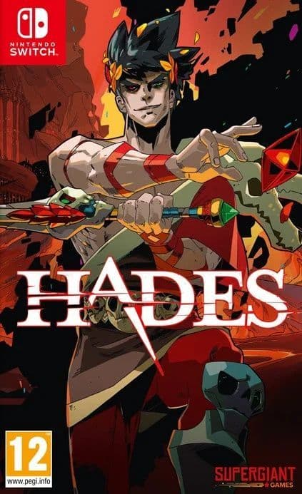 Portada de Hades  Nintendo switch